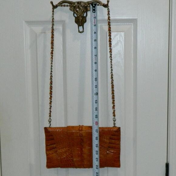 Original crocodile skin Handbag Vintage Purse - Picture 3 of 9